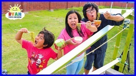 ryan reid noodle|DIY Japanese Bamboo Noodle Slide Family Fun Activities!!!.